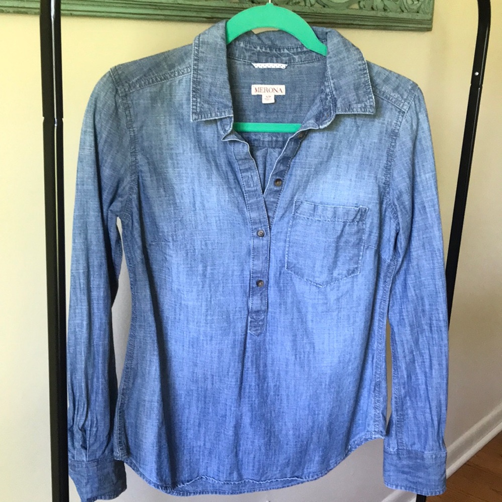 Chambray Top